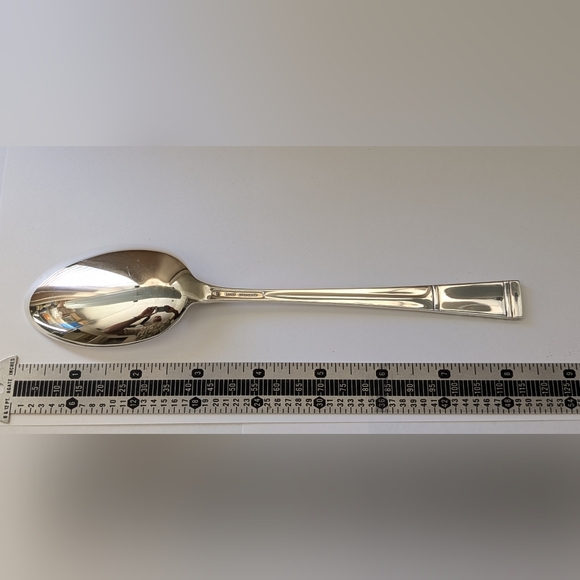 Columbine by Lunt Sterling Silver Serving Spoon 8 3/8" Heirloom 72.4g - Picture 9 of 9
